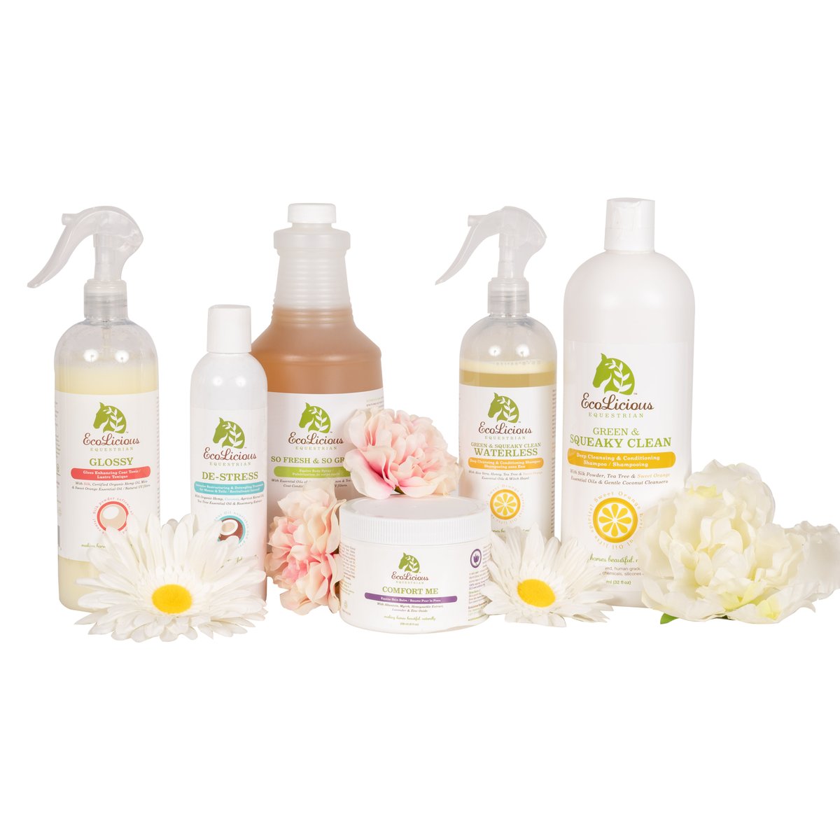Are you trying to be a little more environmentally friendly with your grooming products?! Check out Ecolicious! With all-natural ingredients and recyclable packaging and amazing natural scents, your pony is going to be squeaky clean in no time! ✨