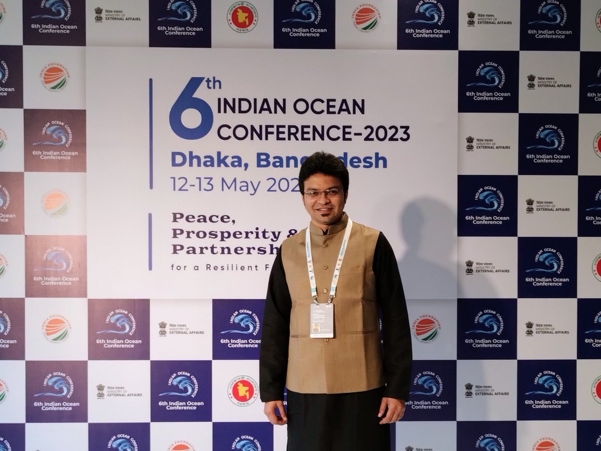 Pleased to attend the 6th Indian Ocean Conference held in Dhaka, Bangladesh.

Thank you @indfoundation for enriching our understanding of the Indian Ocean region's multifaceted challenges and extensive opportunities.

#IOC2023