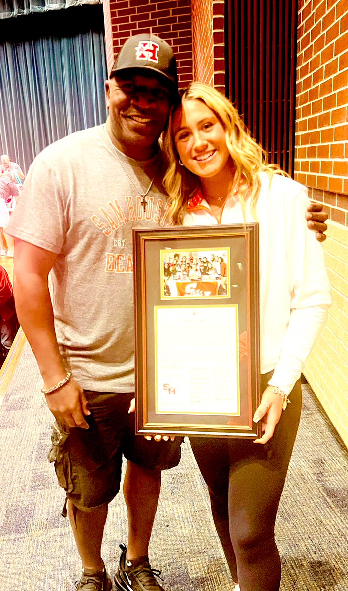 In Honor of Graduation Week.  We give you our beautiful, talented &amp; brilliant Seniors….

Amy!!!  Newly dubbed “Striker” 😊🧡🤍