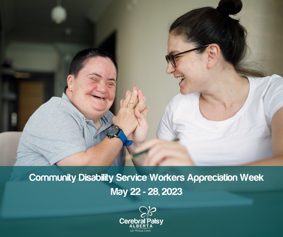 Yesterday began the inaugural Community Disability Service Workers Appreciation Week. Thanks to <a href="/AlbertaDWA/">Alberta Disabilty Workers Association (ADWA)</a> for encouraging us to send some extra appreciation! #Alberta #Disabilities #Community
