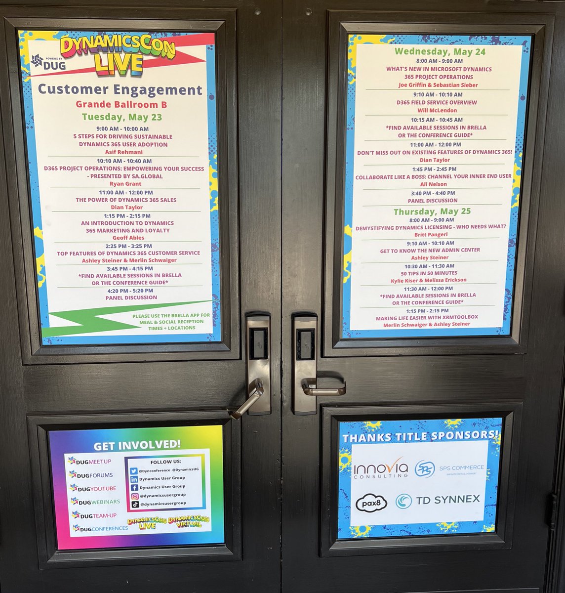 KylieKiser's tweet image. Check out the #Dynamics365CE Track for #DynamicsConLIVE! We have a great line up in Grande Ballroom B! Stop by and join in the discussion!