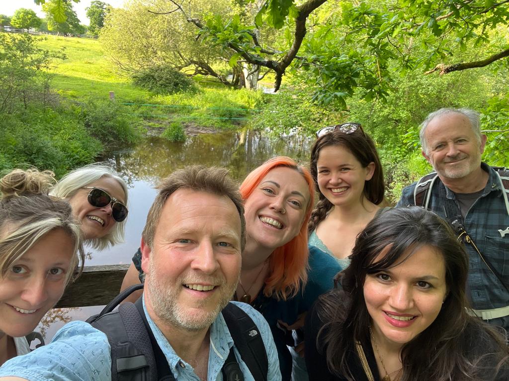 The @RiverActionUK team at your service working hard to #RescueBritainsRivers. Such an inspiring group of people to be working with. #TogetherForRivers