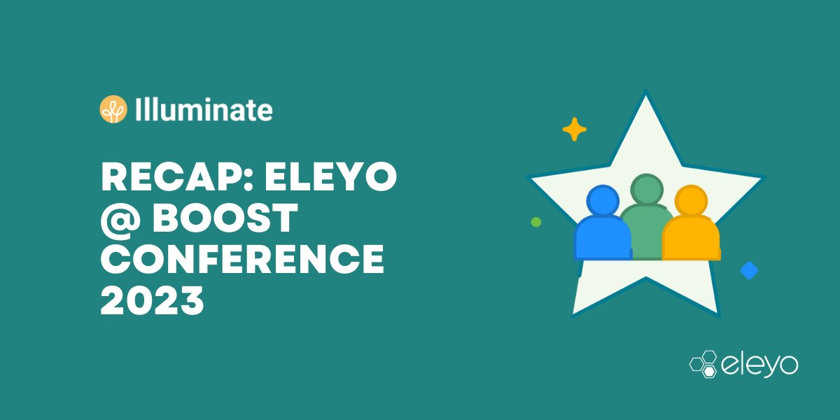 Last month, we wrapped up our spring conference season at the BOOST Conference @TEAMBOOST in Palm Springs, California. Read about what we discovered is happening within the after school network: blog.eleyo.com/recap-eleyo-bo…

#boostconference #afterschool