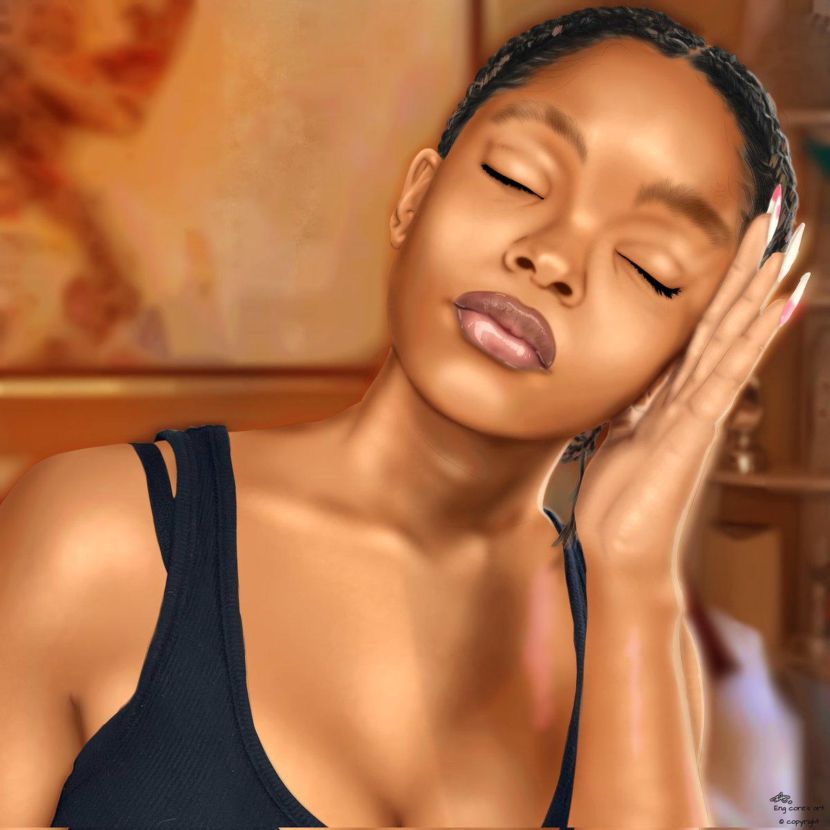 etrtm5's tweet photo. @marsaimartin 
"art is magical but is not magic its a process of creating and connecting ....." 
Like &amp; comment 
#marsaimartin  #portraitpainting #smudging  #digitalart #viral #viralart #painting #digitalart #makemefamous #creativity #startupartist #artillustration #artist https://t.co/14yq67bhTQ