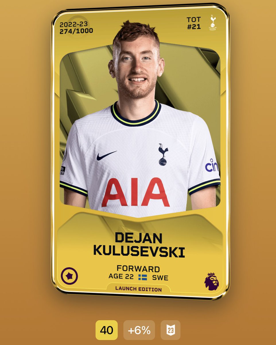 BTCandME's tweet image. 🥳 KULUSEVSKI GIVEAWAY 🥳

To win: Follow me &amp;amp; retweet ✅

Winner announced before GW375🥇

GL &amp;amp; GF 😍 #sorare