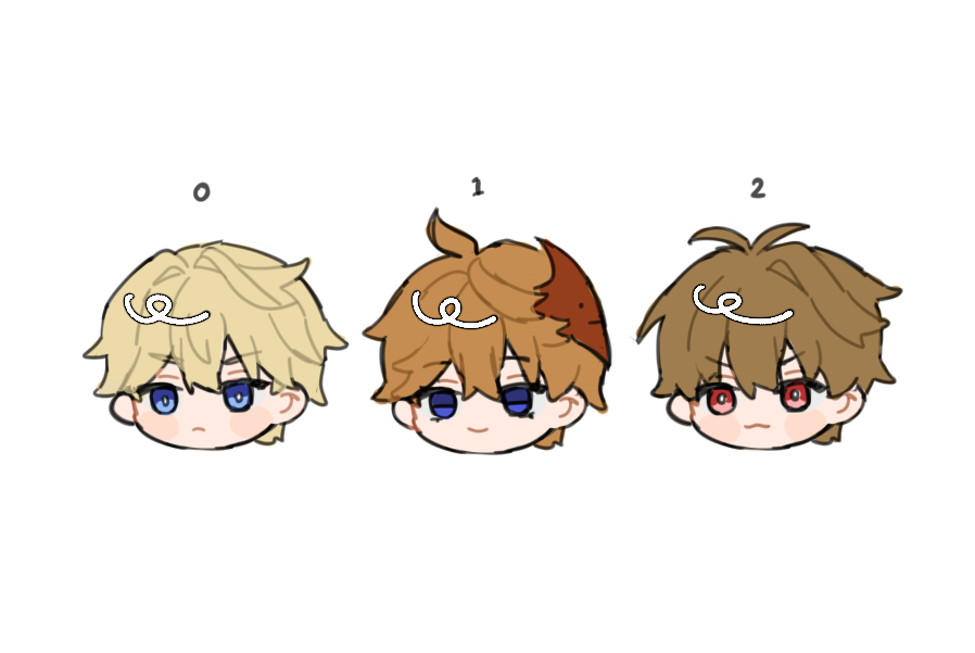 the thing they have in common is that i would like to give them a pat pat on the head ((their hair looks soft))