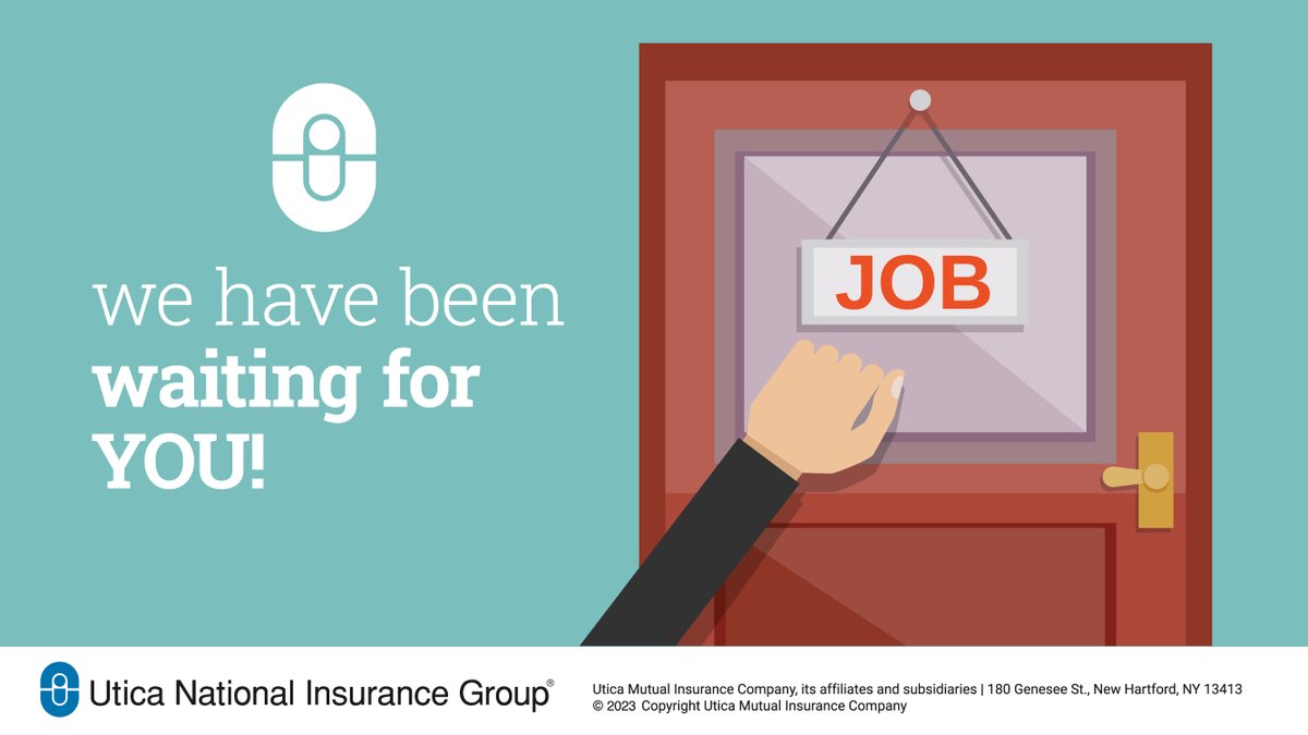 We pay careful attention to our customers’ claims, and are looking for the ideal candidate to join our Complex Liability Claims team.

Visit uticanational.com/careers for more information.