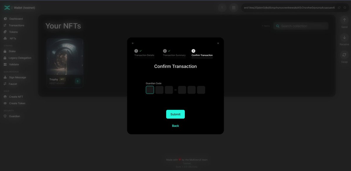 eg_mirelli's tweet photo. So, i tried to crack this wallet. I really wanted to get that #NFT, but there is some kind of guardian that sits between me and that #NFT. Really sad :(

This is Awesome! 

So, let me get this clear. I use @xPortalApp which is already dope in security, I also use #xSafe as an extra security layer and now, i can set a 3rd layer of security with #Guardians. This is INSANE!

I am not a tech guy and don´t know much but; how on earth could someone crack this? 

I have no words, I never see such things, didn´t ever think something like this can even be possible.

@MultiversX is most likely from another #Dimension. If this doesn´t makes you bullish, nothing will.

The only downside it has is that because of this Guardians, the scammers will now migrate to other chains where they can freely drain wallets.

Don´t sleep on $EGLD!!!
