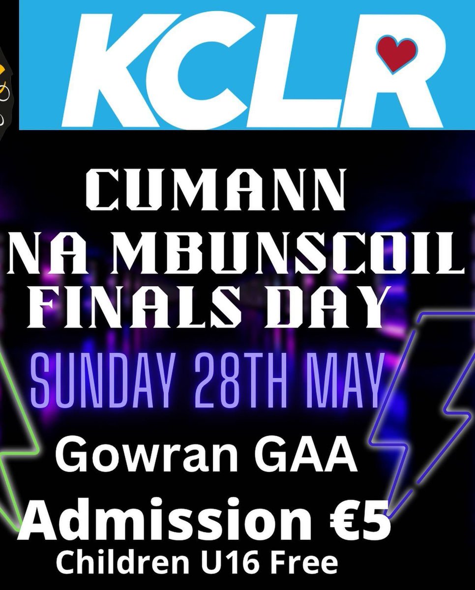 The primary schools team play Moneenroe in Gowran at 11am on Sunday in the county final! Best of luck to all involved 🖤🧡