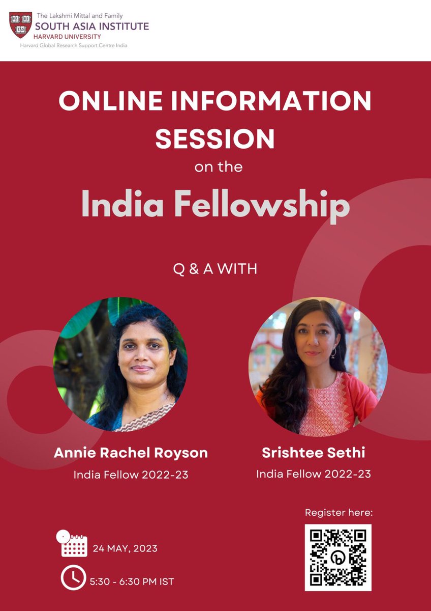 MittalInstitute's tweet photo. 🗓️APPLY BY MAY 31, 2023
The Mittal Institute India Fellowship, based at our New Delhi office, is open to post-doctoral scholars in any discipline. Join an online Q&amp;A on Zoom this Wednesday to hear more from current fellows!
➡️Register for Zoom: https://t.co/fNjSIS9vXf https://t.co/EfWC2KBfZA