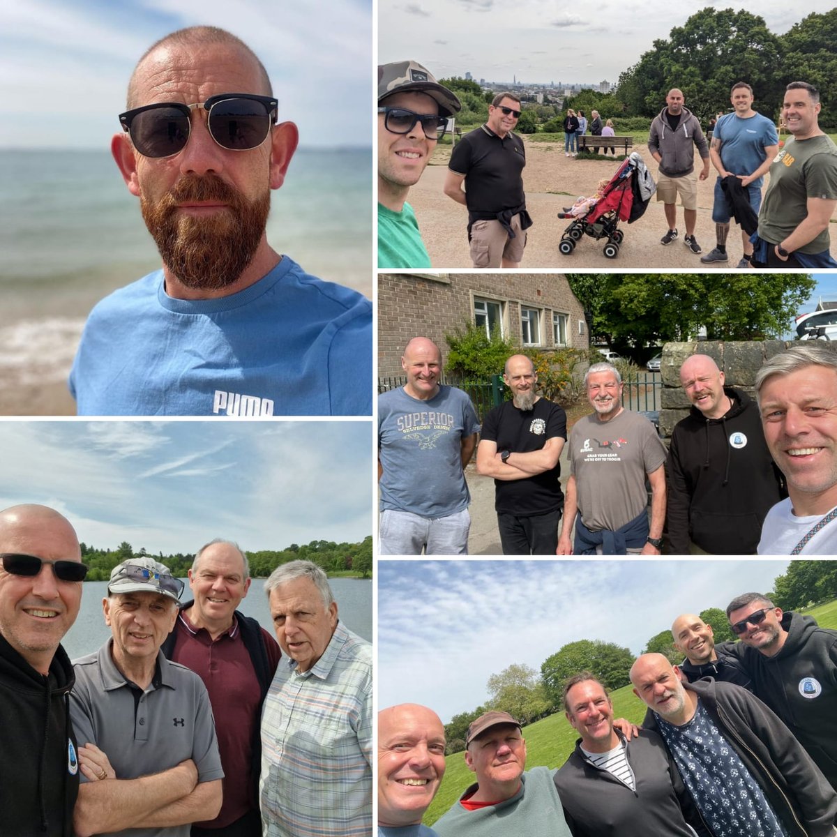 Our Tuesday walks today! We are so grateful to our walk leads who help support out walkers. #mensmentalhealth #walkandtalk