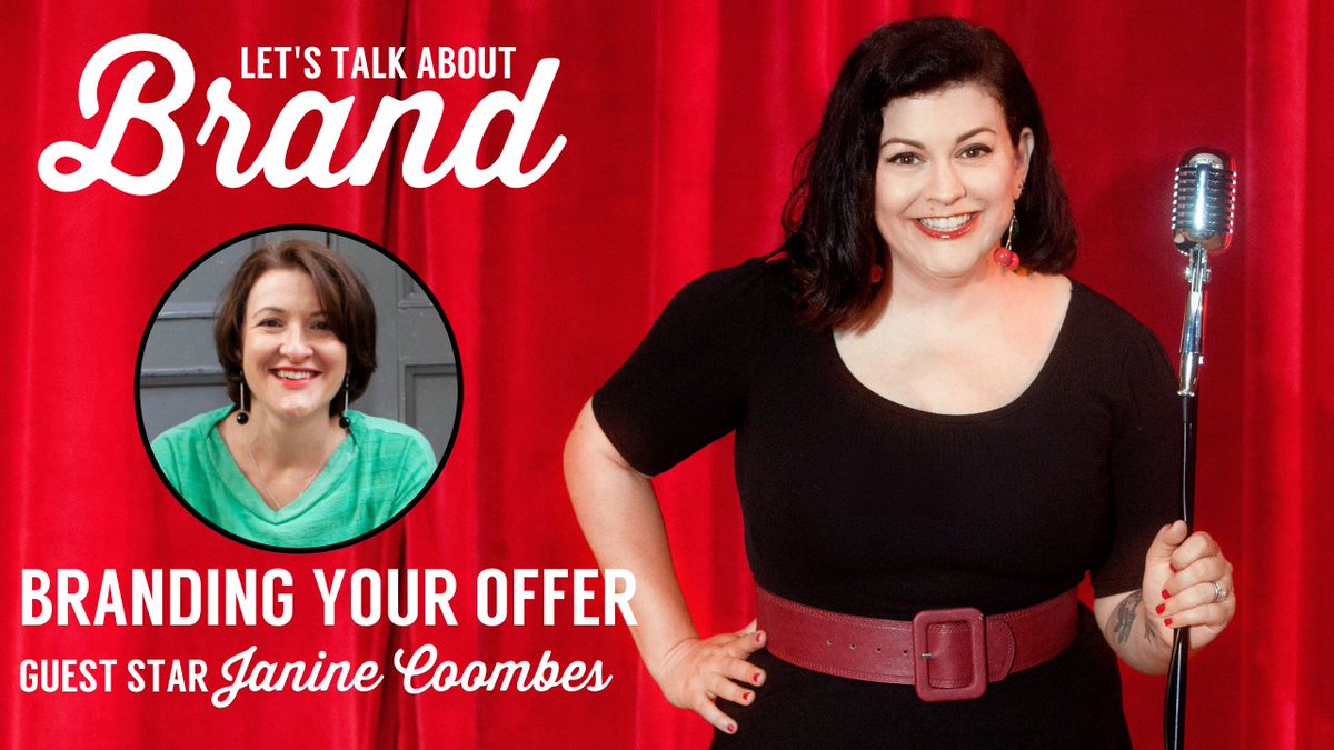 This week’s podcast guest is @janinecoombes – who I’ve had the pleasure of knowing for years, and even hired to help clarify my own offerings!

gritmon.com/ltab/branding-…

#ChatAboutBrand ❤️