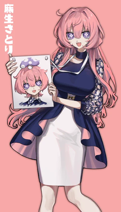 たのしかったあああああああ とにかく優しくて明るい卓だった… みんなDAISUKIだね…  麻生さとりchan(ほたけくん)でした。 この子連れて来て心からよかった! 素敵イラスト:ダニ様( )  #ヨシヒロくるエンドロール