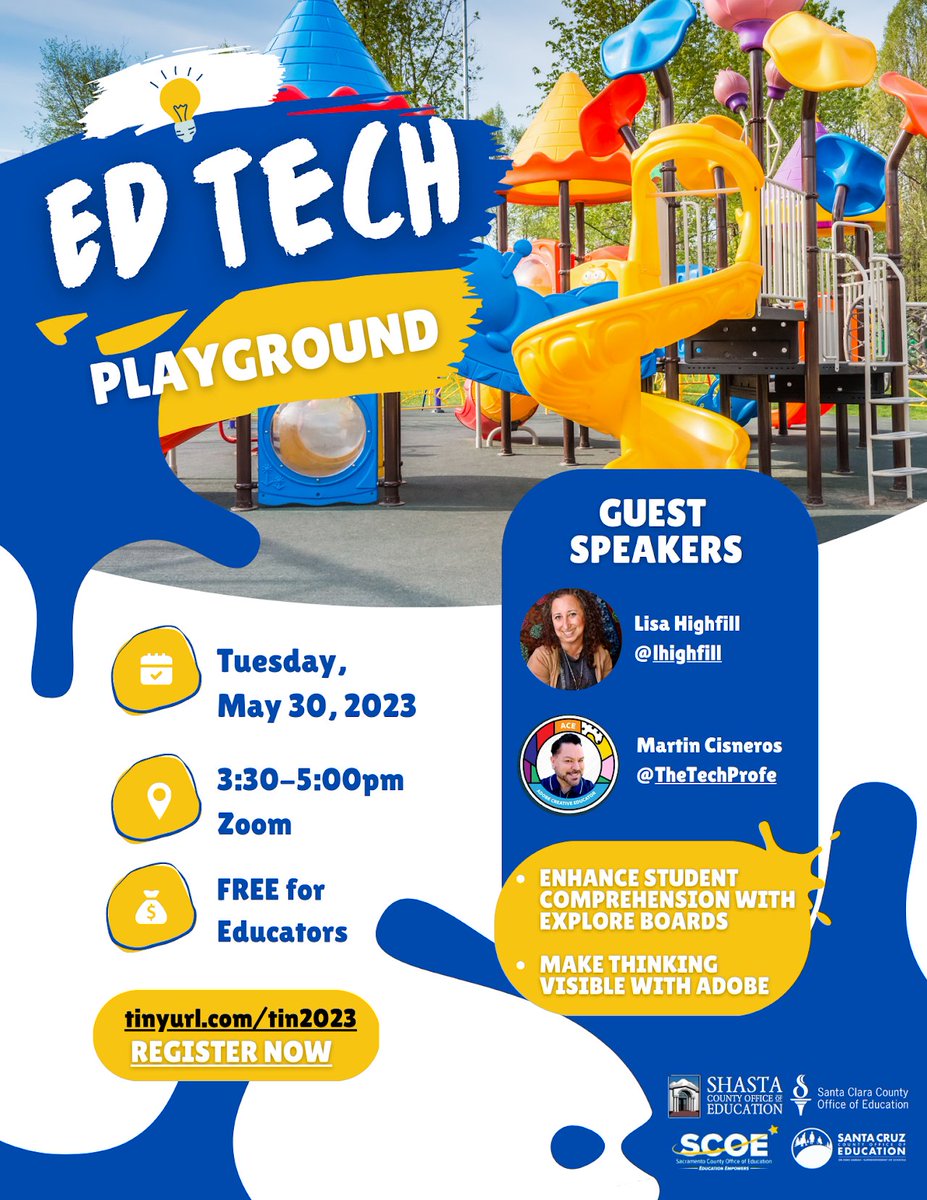 🌟 Exciting news! Join us for the next Teacher Innovation Network meeting with @lhighfill and @thetechprofe. They'll be sharing insights on #exploreboards and making thinking visible with @adobe. It's FREE for all educators! Don't miss out! #TIN tinyurl.com/tin2023