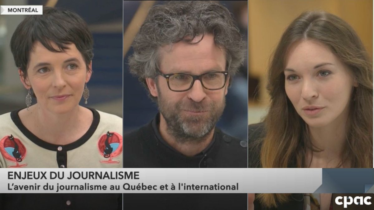 Questions de communication sur <a href="/CPAC/">CPAC</a>: 
⏩ surl.li/hfzcl

🎙1. Cyberharcèlement des journalistes, avec la professeure Florence Le Cam <a href="/JournalismeULB/">Journalisme ULB</a>

🎙2. L'avenir du journalisme international avec le journaliste <a href="/mthibod/">Marc Thibodeau</a> <a href="/LP_LaPresse/">La Presse</a>

<a href="/FASNouvelles/">FAS-UMontréal</a> <a href="/UMontreal/">Université de Montréal</a>