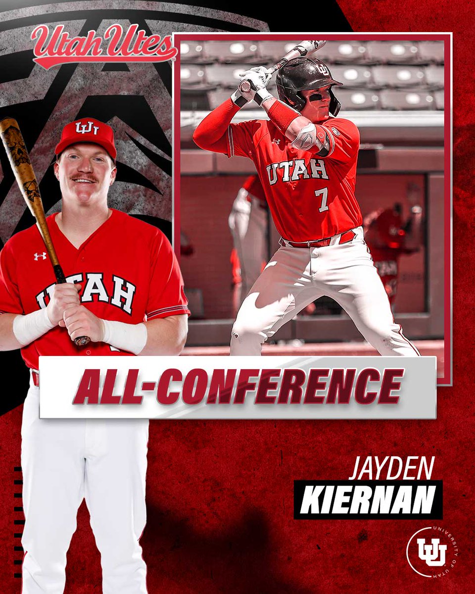 utahbaseball's tweet photo. 4️⃣ Utes take home @pac12 postseason awards ⤵

𝐀𝐥𝐥-𝐂𝐨𝐧𝐟𝐞𝐫𝐞𝐧𝐜𝐞: Micah Ashman and @JaydenKiernan 
𝐇𝐨𝐧𝐨𝐫𝐚𝐛𝐥𝐞 𝐌𝐞𝐧𝐭𝐢𝐨𝐧: @ClarksonTj and @zacmccleve 

📰 https://t.co/QWjXYhWL8K

#GoUtes https://t.co/LJzlocO0j8