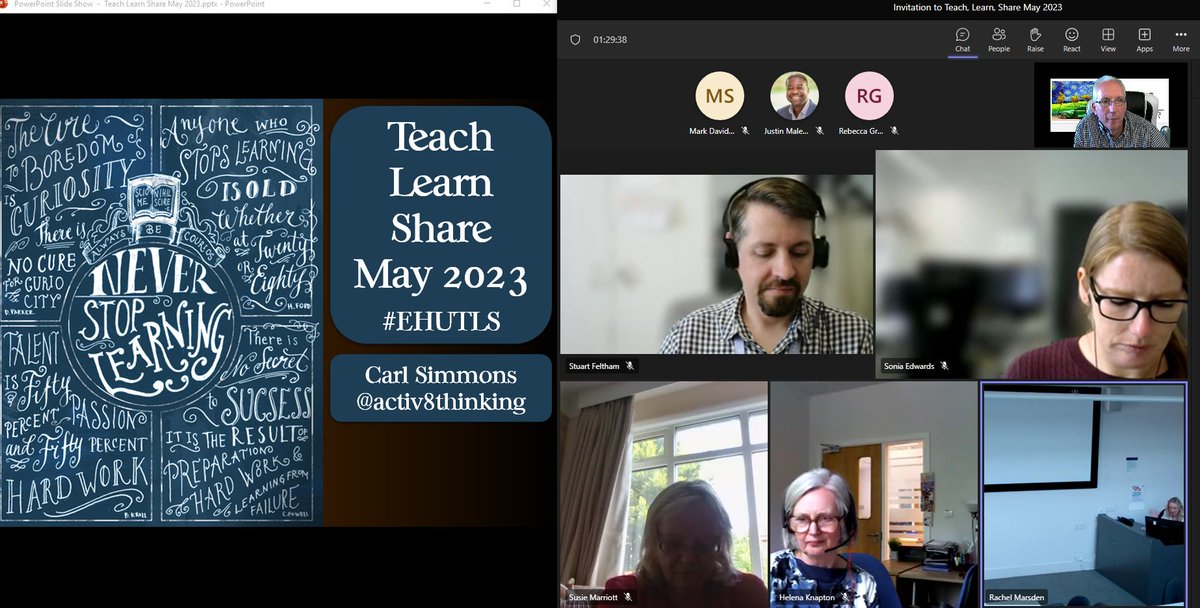 Activ8Thinking's tweet photo. Dyslexia, employability, research labs and singing gibbons - really vibrant Teach Learn Share this evening - thanks to all involved! #EHUTLS @HKnapton @SoniaEdEHU https://t.co/ZVzpOTaBmd