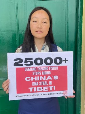 Tibetan activists in India mail 25,000+ strong  petition urging <a href="/thermofisher/">Thermo Fisher</a> stop making a profit from #Tibet's occupation and end the supply chain of DNA kits to #China immediately !