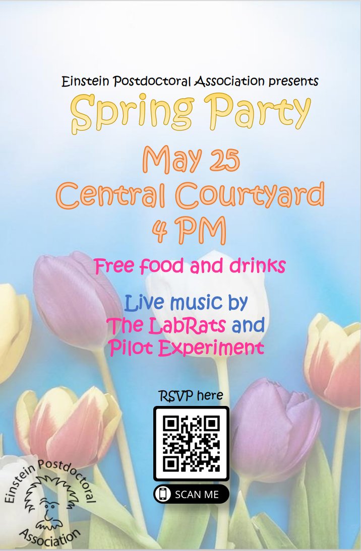 Last day to RSVP to the Spring Party!