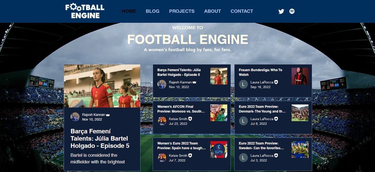 FootballEngine1's tweet photo. Hello everyone! After a bit of a hiatus, we would like to announce the launch of our new redesign for the mobile and desktop versions of our website, https://t.co/JxXtwZp6cC! https://t.co/jVMG4pUUw1