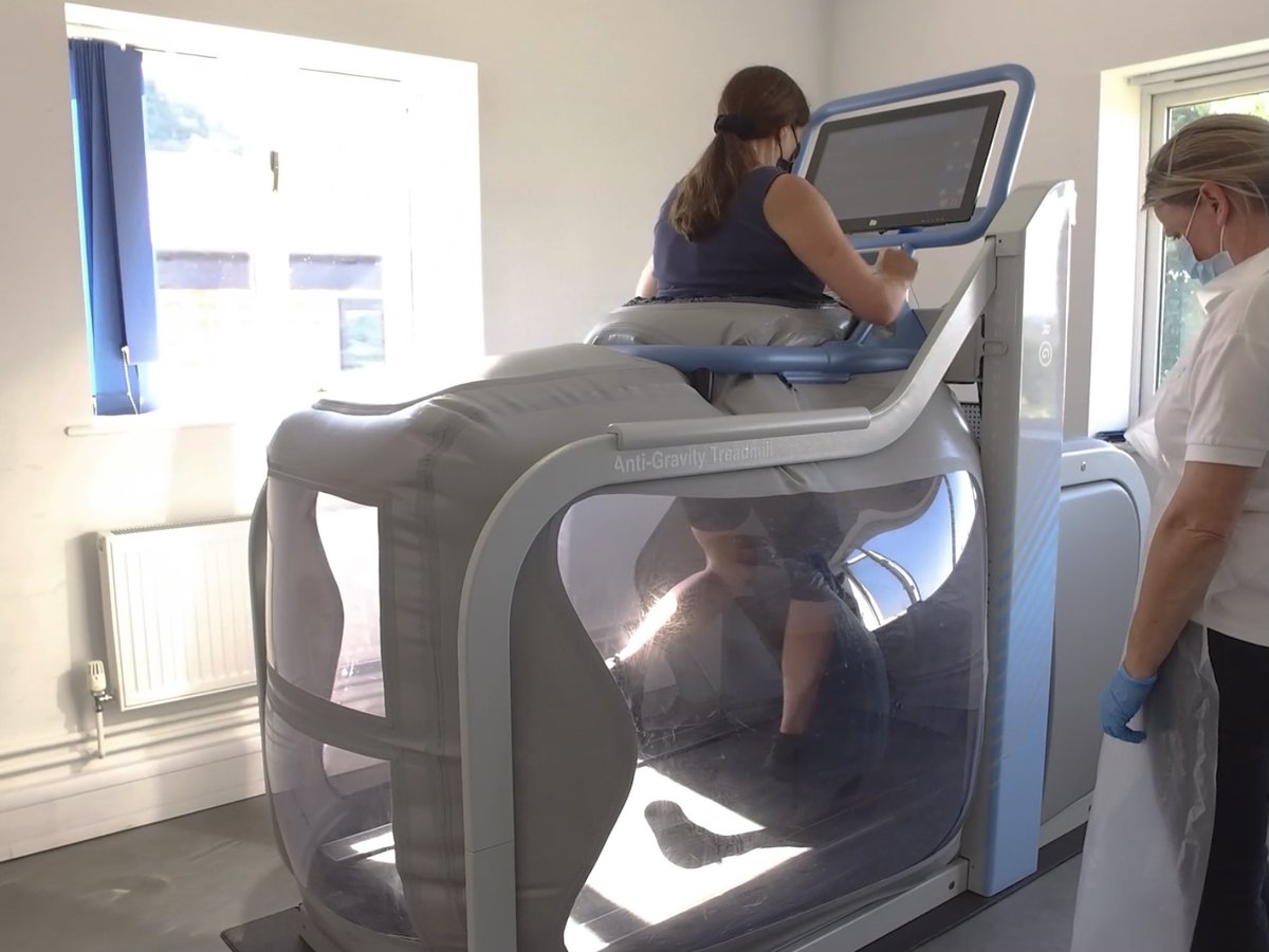 PhysioFunction's tweet photo. The #AlterG offers #strokesurvivors superior ease of use with a simple entry & exit. Providing a fall-safe environment, perfect for #neuro clients with abnormalities in gait & balance deficits.
Info about using AlterG: https://t.co/CdvKXg4X3a
We can help: https://t.co/OPbN5KU3SX https://t.co/vF2qF8EJlK