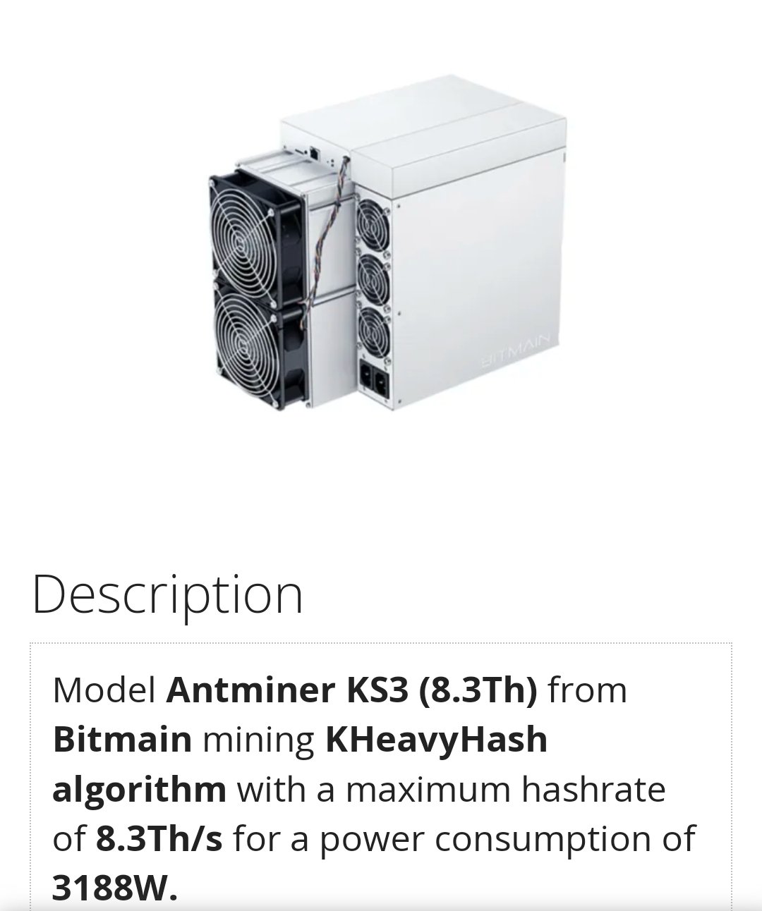 An7ana5 on twitter kaspa network is set to soar as bitmain ks3