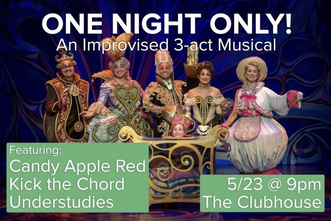 Tonight! Come enjoy an evening of off the cuff musical theatre numbers featuring some of LA’s best! The show is free, the beer is free, what do you have to lose? 1607 N Vermont Ave at 9pm