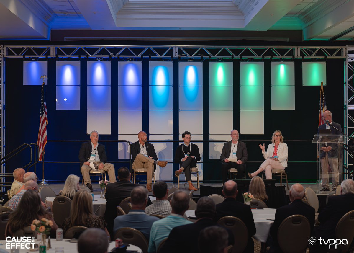 Kendall Bear, Jennifer Brogdon, Steve Hargrove , Joe Tierney and Terry Wimberley share their perspectives and discuss the challenges and benefits of #solar energy projects across the Tennessee Valley at our Annual Conference.
#TVPPA77th #TVPPA #CauseTheEffect