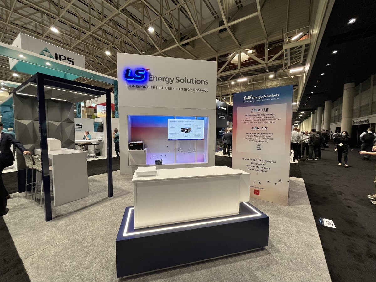 LSEnergy_'s tweet image. We’re in the Big Easy to kick off #CLEANPOWER2023! Swing by 2315 to see our brand new booth, chat with our team, and learn more about our all-in-one utility-scale #energystorage. See you there!
