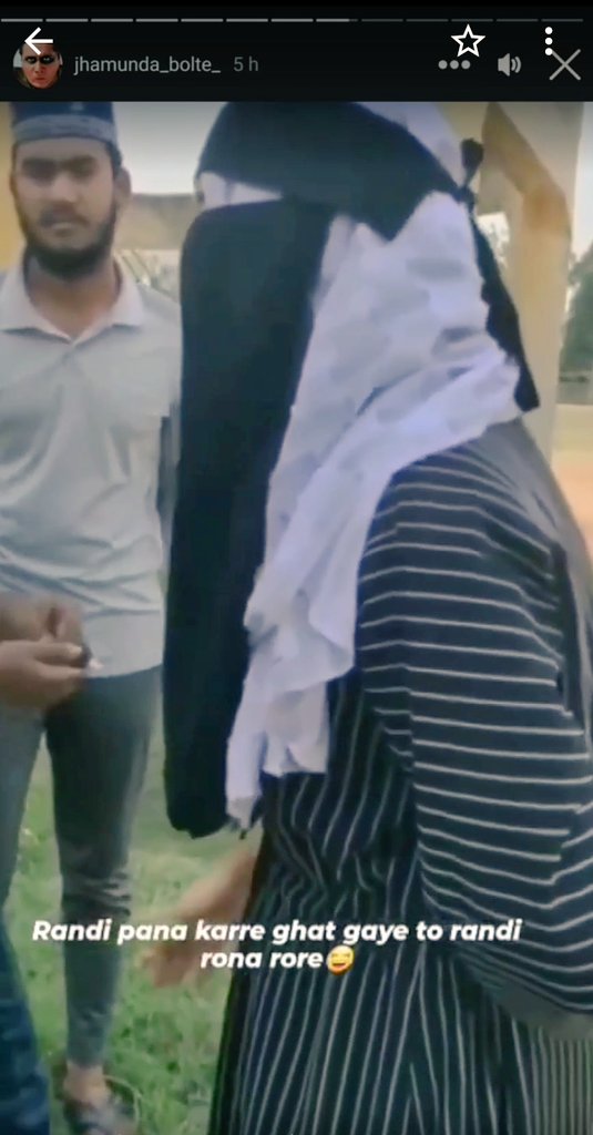 warriorbeast73's tweet photo. Once again muslim extremists harassed a burqa clad womam &amp; made her cry, for being Hindu guy.

Dear @hydcitypolice take appropriate action &amp; secure women safety and freedom. https://t.co/ZqtPSO2ExZ