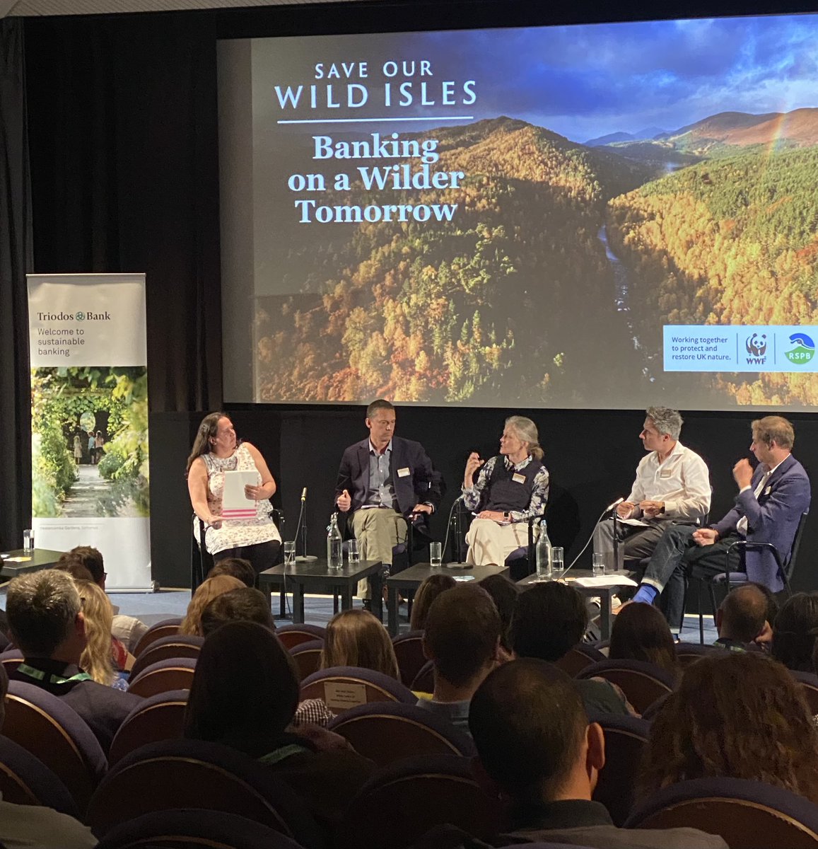 triodosuk's tweet photo. Thank you to all businesses, partners and individuals who joined us for a #SaveOurWildIsles screening this afternoon. 

It’s great to see so many connections and conversations about how interconnected nature and business really are, and how we all can be part of the solution 🙌 https://t.co/GYd6AV0Nev