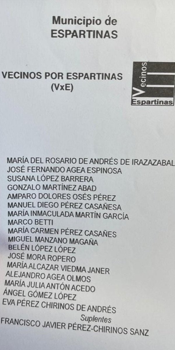 Nuestra "papeleta" no la verás en tu buzón. Respetemos el medio ambiente. Buscala en tu colegio electoral.