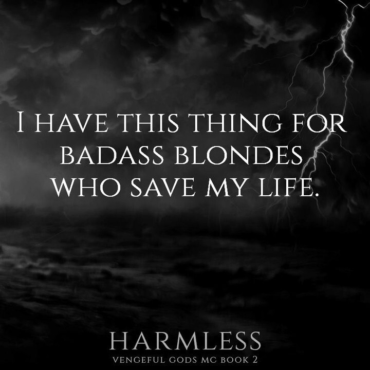 "I have this thing for badass blondes who save my life." Can you guess who said it? 😉

Preorder Harmless: bit.ly/3Ieu1YP
Start with Faithless: ift.tt/tPjAF28

#whychoosebooks #bookish #bookstagram #bikerromance #mcromance #motorcyclec… instagr.am/p/Csl3HF1KXIT/