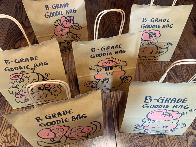 B-grade goodie bags for AN First come first serve ($50)