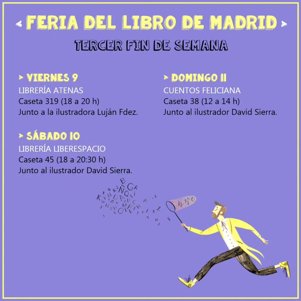 pedro_manas's tweet photo. Os dejo mi calendario de firmas para la  82° Feria del Libro de Madrid, que se celebra en el Parque del Retiro del 26.05 al 11.06. Elegid vuestros libros, buscadnos en las casetas indicadas y acercaos a por una bonita dedicatoria... ¡Os estaremos esperando! 🥰🥰🥰 @FLMadrid https://t.co/xMokp3bvb2