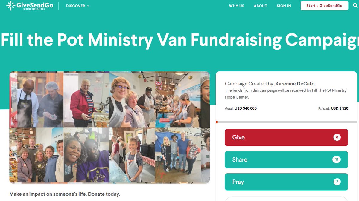 FillthePotUT's tweet photo. Our Van Fundraising Campaign is still going. We're slowly moving and we need YOUR help to get us there. This van will help our friends in need, from transporting meals to helping them move into their new place.
To donate: https://t.co/7ssZs56RsL
Please RT this too. Thank you! https://t.co/vkYQ7BfGOz