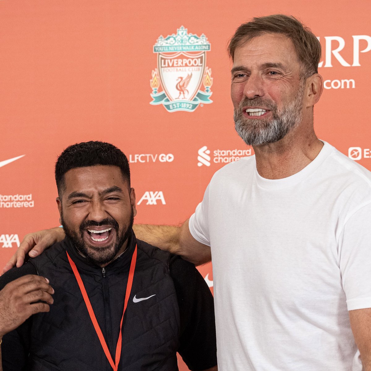 LFCRetail's tweet photo. Boss day at the AXA Training Centre! 🤩 https://t.co/cUGnZFKNrS