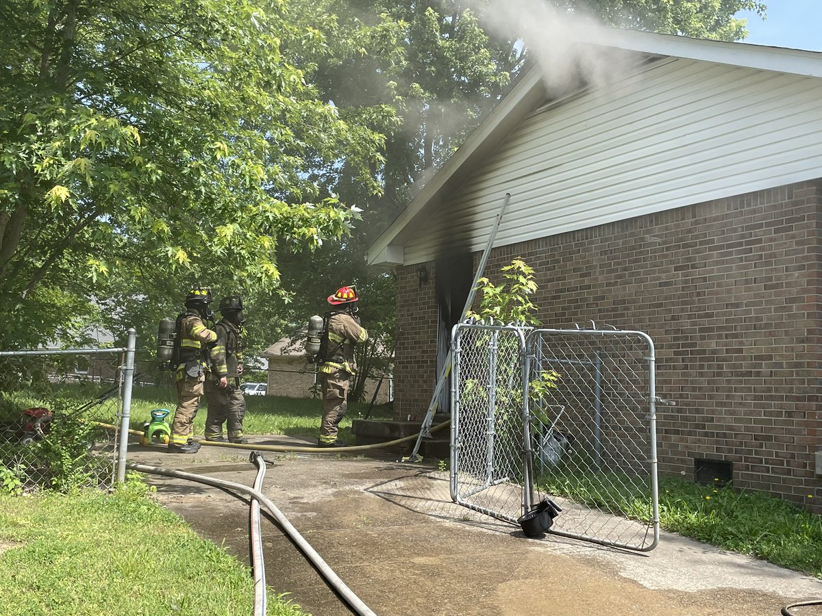 ClksFire's tweet photo. May 23, 2023 10:25am-
Battalion 3 crews from Stations 5, 6, &amp; 1 were dispatched to a house fire on the 700 block of Overton Dr.
The home owner &amp; child discovered the fire in the kitchen coming from the kitchen and they exited the house.
The fire was quickly brought under control. https://t.co/kfjPE3OT2p