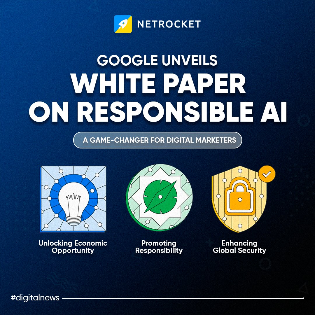 Google Publishes White Paper on Responsible AI Progress 📖

Unlock economic opportunities, promote responsibility, and enhance global security with AI in digital marketing. Leverage AI-driven strategies for success. Read the full text on our Facebook page: bit.ly/3BPG3nR