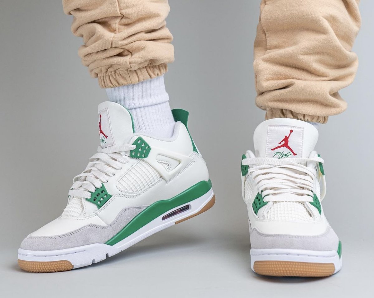 SBDetroit's tweet photo. Nike SB x Air Jordan 4 "Pine Green" Restock Coming May 25th 👀  https://t.co/wcLGafeb5K https://t.co/i0pgWnayku