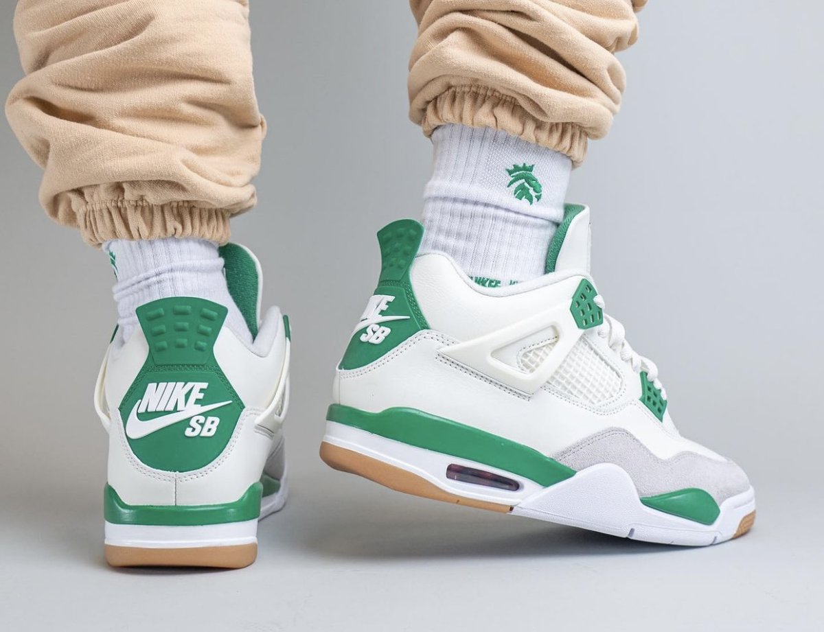 SBDetroit's tweet photo. Nike SB x Air Jordan 4 "Pine Green" Restock Coming May 25th 👀  https://t.co/wcLGafeb5K https://t.co/i0pgWnayku