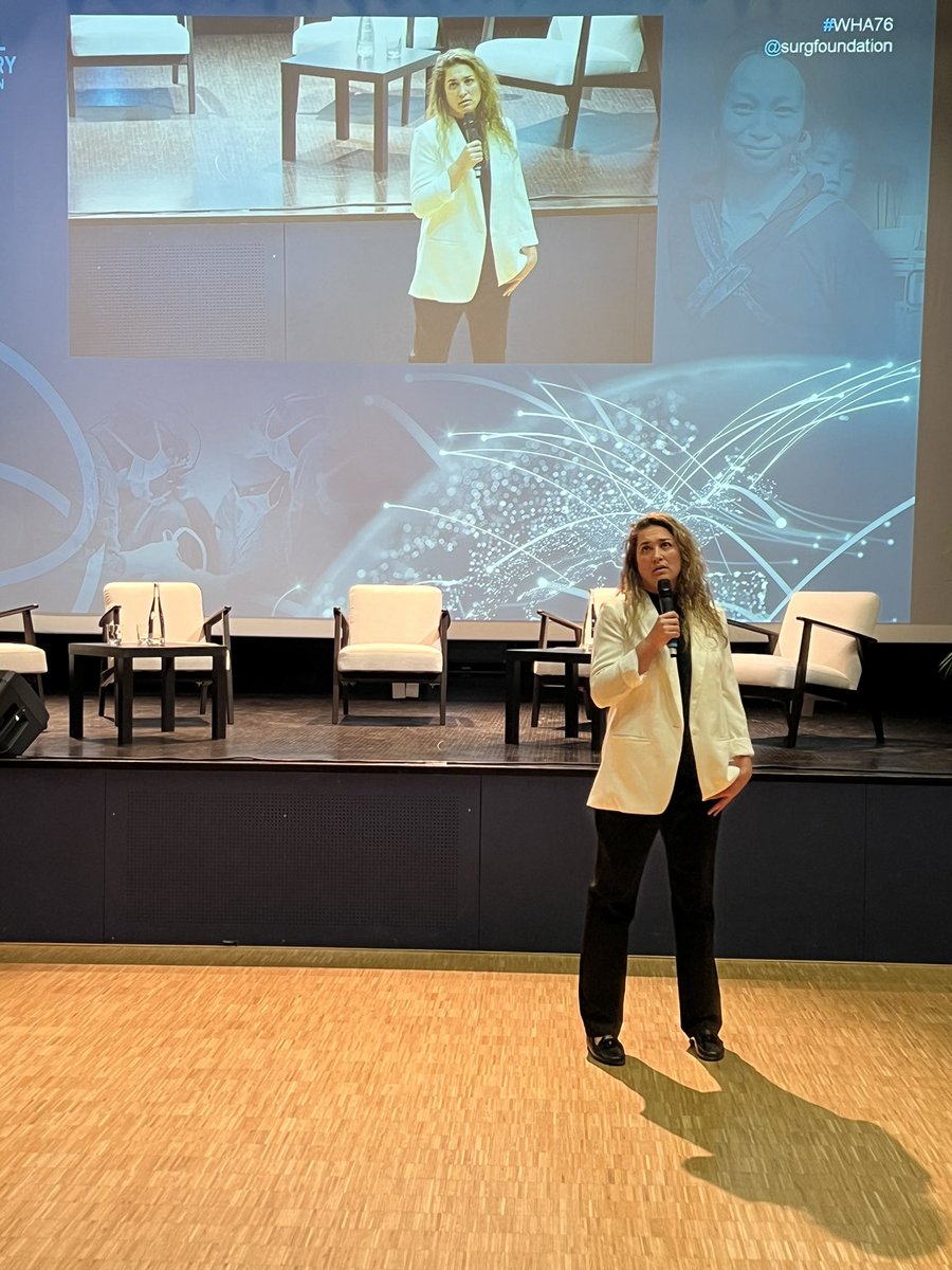 Dr.Sabrina Asturias, Chief of Emergency surgery <a href="/HRooseveltGT/">Hospital Roosevelt</a> “I am constantly asked what is the worst thing I have ever seen. The worst thing cannot be seen in a picture or video; the worst thing is knowing that if this happened in a HIC, I could have saved that patient.” #WHA76