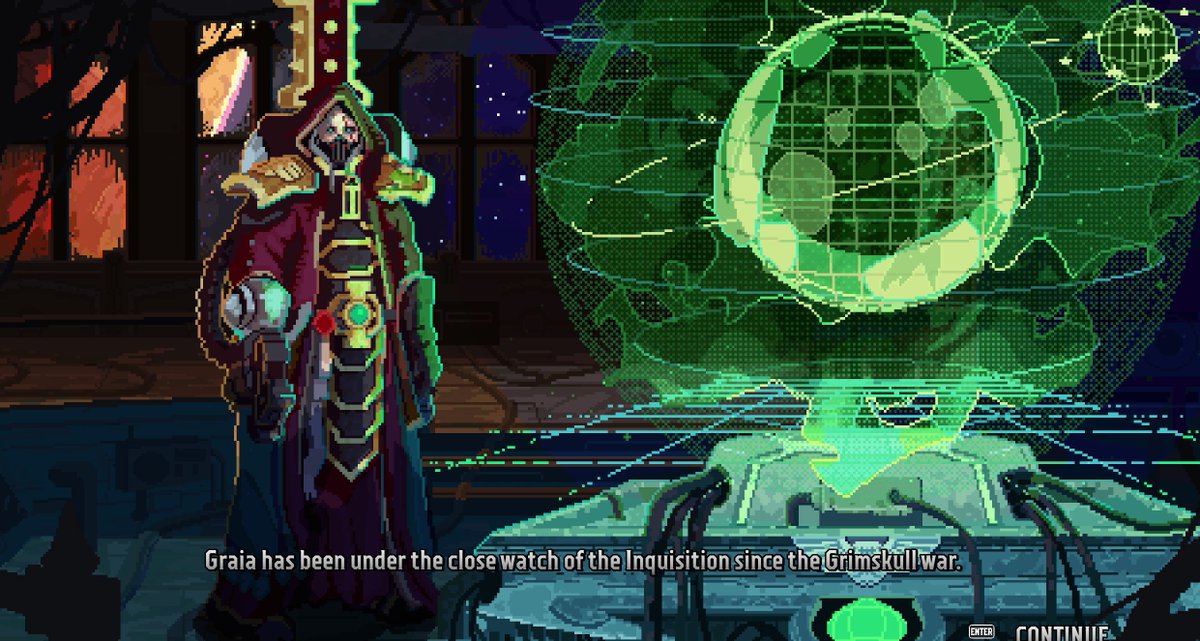 Look, I haven't actually played any Boltgun yet, but holy shit is the in-game campaign warmup straight out of the Wing Commander 2 playbook and it's GLORIOUS