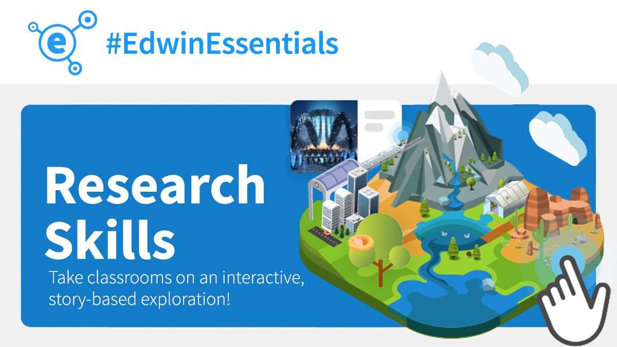 Educators, dive into a world of discovery and ignite students’ curiosity! 

This Edwin Essentials module will take the class on an interactive adventure and unleash the thrill of learning through stories, puzzles, and immersive experiences.

Explore now!
bit.ly/42Z8N9G
