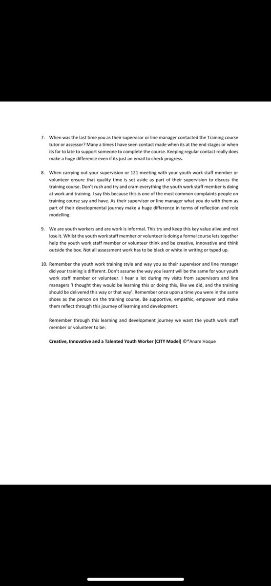 Top 10 tips in #youthworktraining #youthwork will be holding a workshop to discuss this and other ways to support youth work staff &amp; volunteers on training courses <a href="/natyouthagency/">NYA</a> <a href="/iyw_tweets/">Institute for Youth Work</a> <a href="/UKYouth/">UK Youth</a> <a href="/SEG_Awards/">Skills and Education Group Awards</a> <a href="/aim_qag/">AIM Qualifications and Assessment Group</a> <a href="/NOCNGroup/">NOCN Group</a> <a href="/YREN_CIC/">YREN</a>