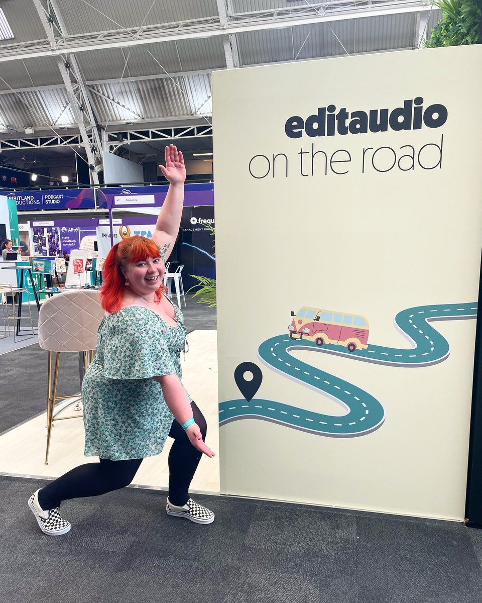 Eeeek! @editaud_io is On The Road for @PodcastShowLDN please swing by, say hello and take part in our pop up podcast!🎉
#PodShowLDN