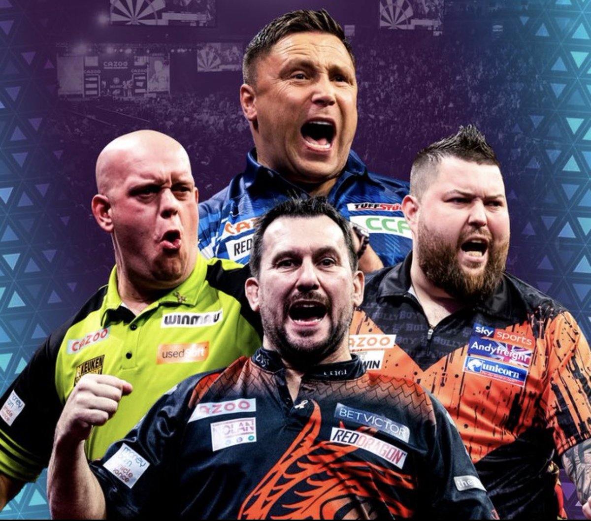 JackBowman180's tweet photo. Giveaway Time.. all you have to do is comment who you think will be crowned @CazooUK @OfficialPDC Premier League Champion, RT, Like and Tag 2 friends 🎯 Winner will be chosen at random and will win a set of #CondorAXE (entries close 7pm 25/5/23) Good luck ⭐️🎯 https://t.co/H7jzJzDLWG