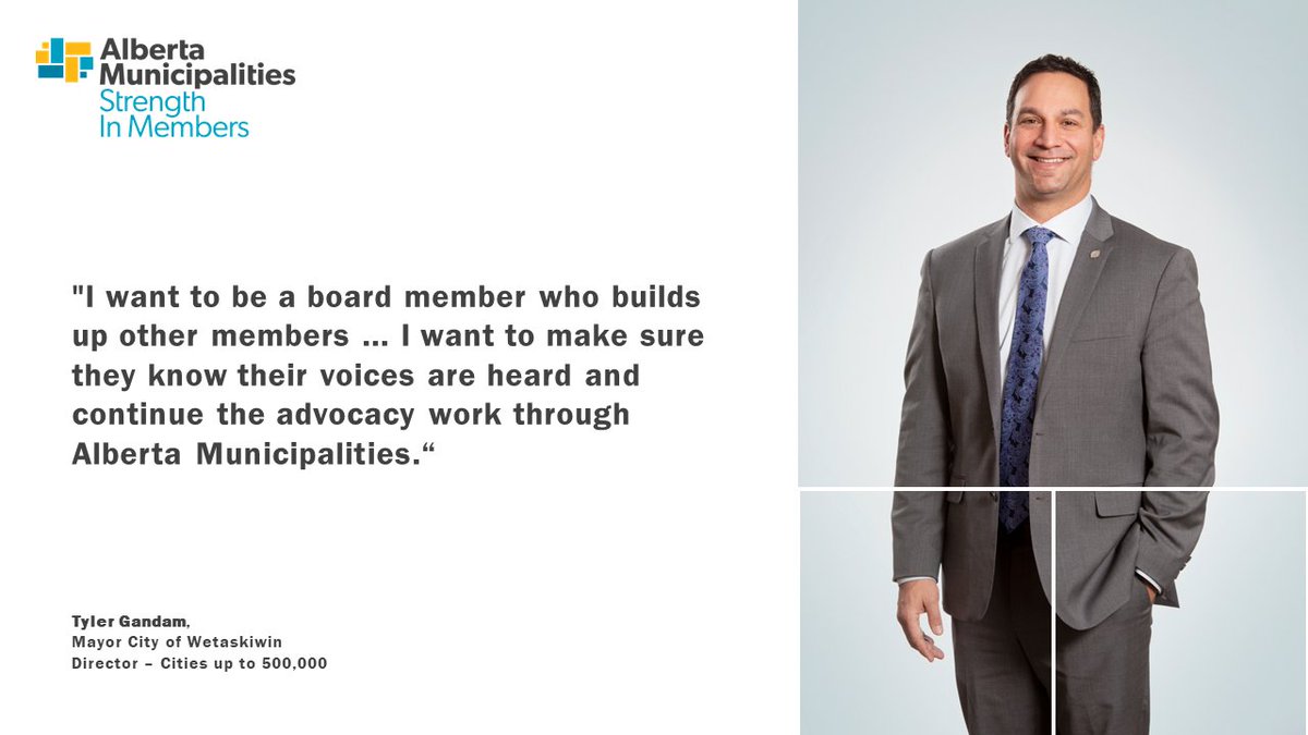 Meet @CptGandam - Member of ABmunis' Board of Directors, Director of Cities up to 500,000 & Mayor of the @wetaskiwincity. Learn about his motives, achievements & his outlook for the future by reading the full interview here: bit.ly/3omOBPV #ABmunis #ABpoli #Advocacy