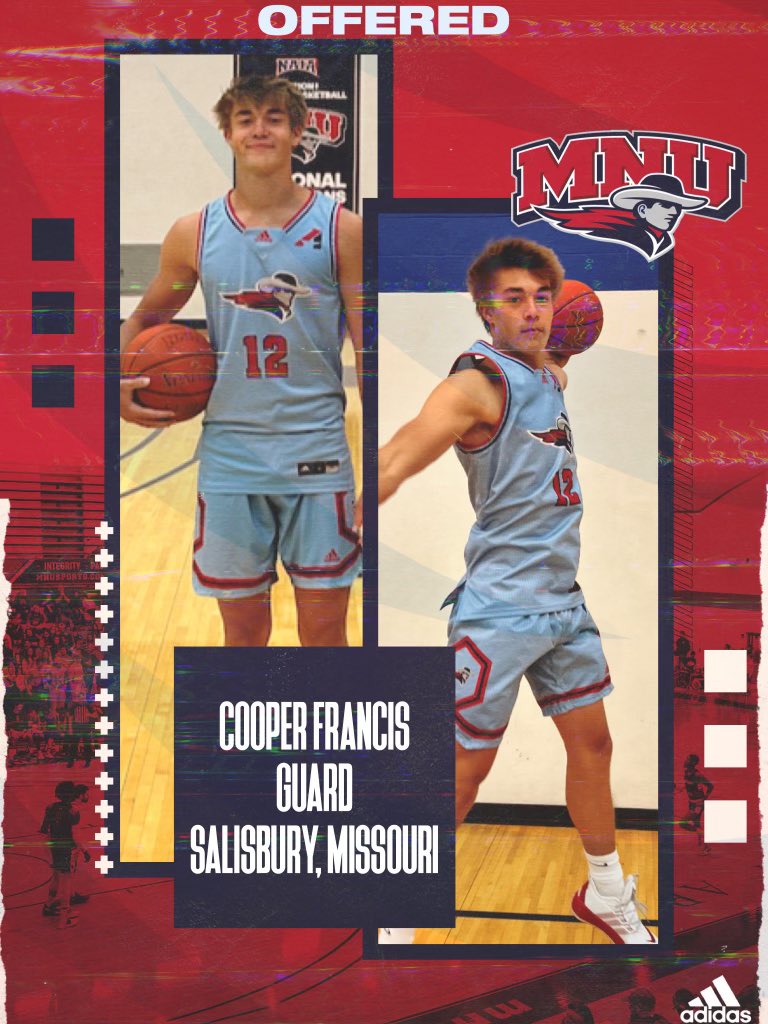 CooperFrancis4's tweet photo. After a great visit and conversation with @ahepker14 I am blessed to receive my first offer from MidAmerica Nazarene University!

@MNUHoops @CoachHud25 https://t.co/AXcNqHPQvX