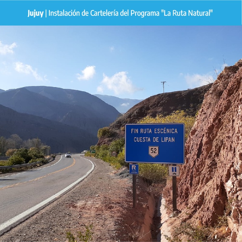 fedestiz's tweet photo. #Jujuy Continuamos c/ personal de señalamiento de @VialidadNac colocando cartelería alusiva a las Rutas Escénicas, parte del Programa la #RutaNatural de @TurDepAR.
🪧En esta oportunidad, se indicaron 43 Km de la Cuesta de Lipán (RN 52)
@GustavoHArrieta
@gkatopodis
@MatiasLammens https://t.co/ggWUIRFPyc